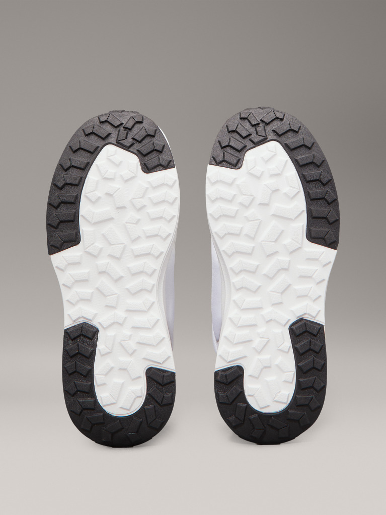 White Low Cut Lace-Up Sneaker  Kids Unisex