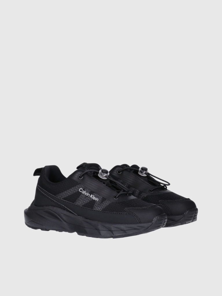 Μαύρο Χαμηλά Sneakers με Κορδόνια  Παιδικό Unisex