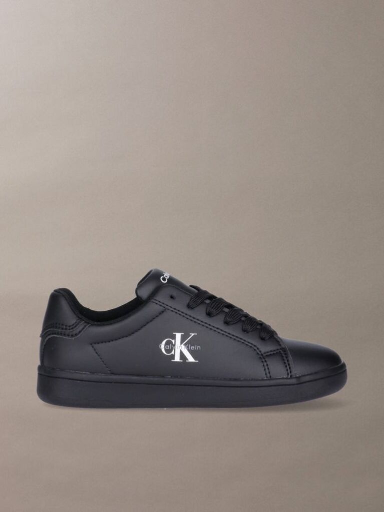 Μαύρο Παιδικά Δετά Sneakers Με Χαμηλό Κόψιμο  Παιδικό Unisex