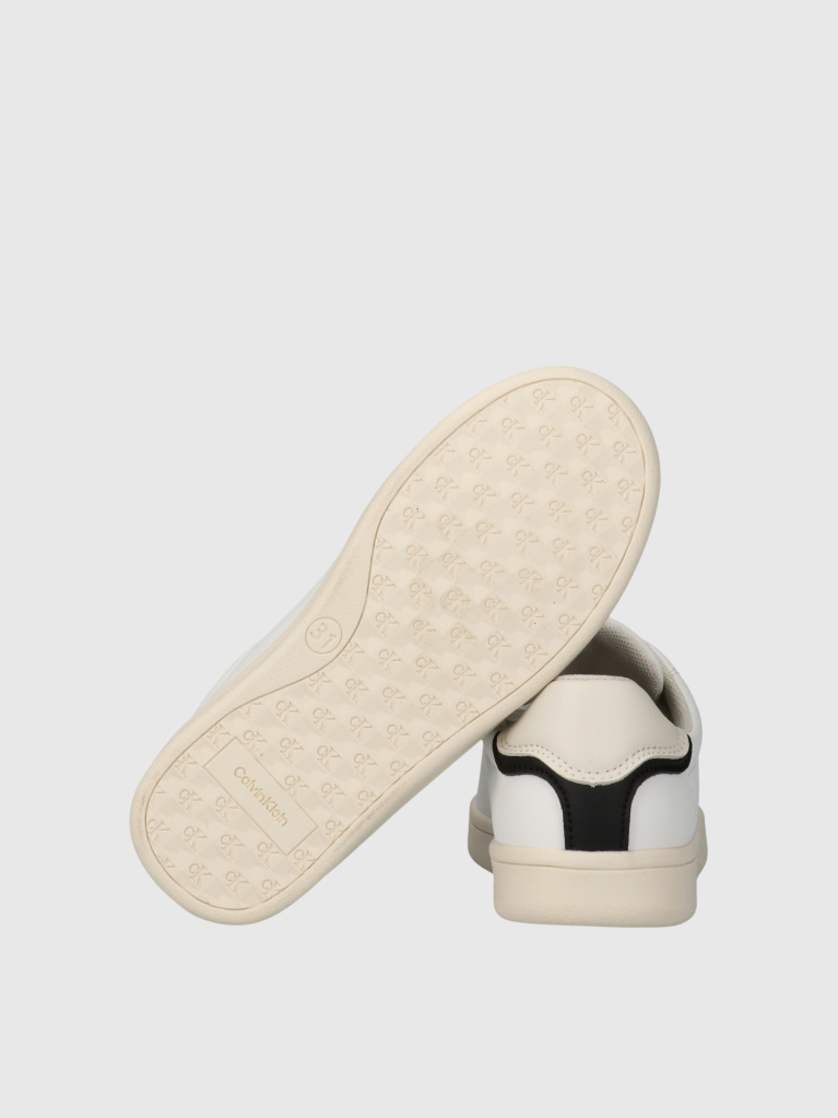 White Kids Low Cut Lace-Up Sneakers  Kids Unisex