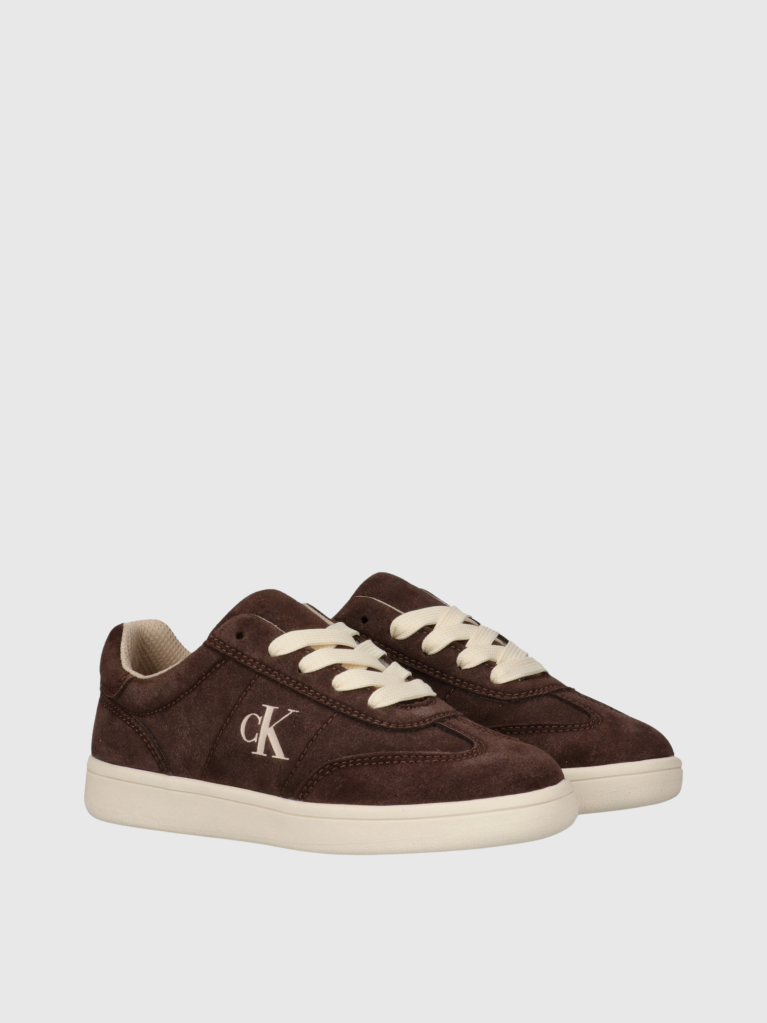 Καφέ Παιδικά Δετά Sneakers Με Χαμηλό Κόψιμο  Παιδικό Unisex