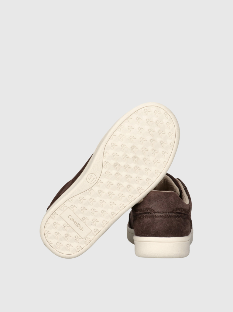 Καφέ Παιδικά Δετά Sneakers Με Χαμηλό Κόψιμο  Παιδικό Unisex
