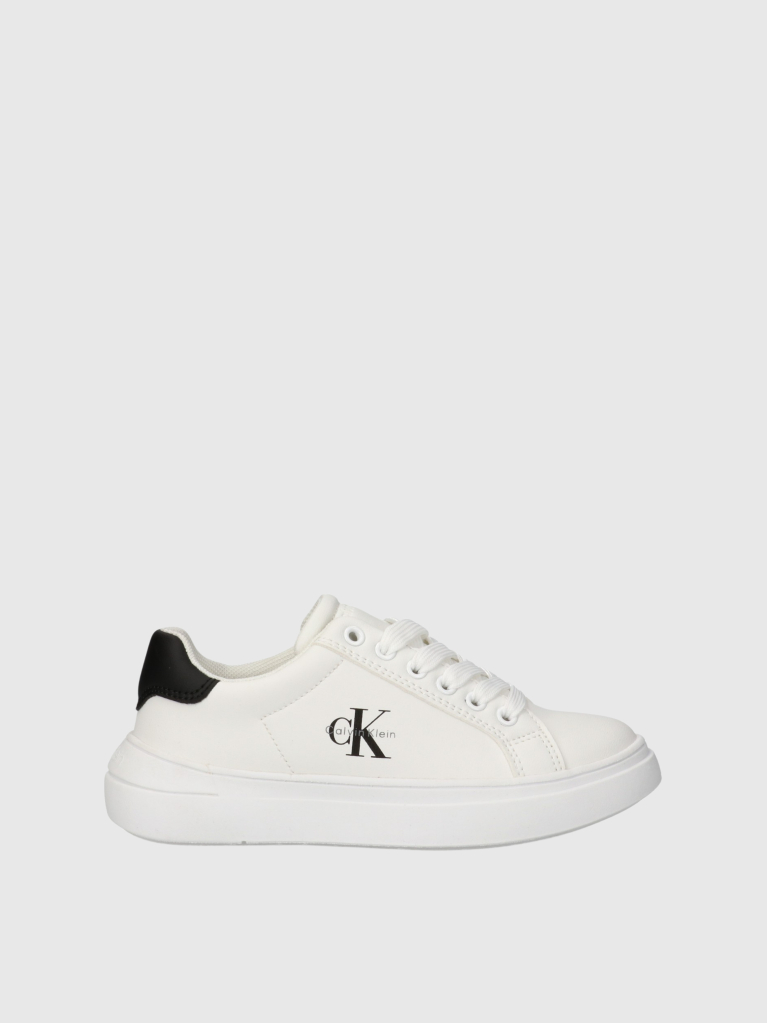Λευκό Παιδικά Δετά Sneakers Με Χαμηλό Κόψιμο  Παιδικό Unisex