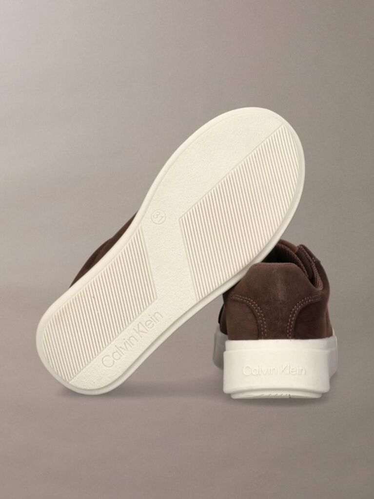 Καφέ Παιδικά Δετά Sneakers Με Χαμηλό Κόψιμο  Παιδικό Unisex