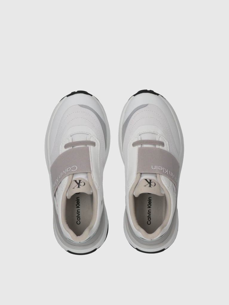 White Kids Slip-On Sneakers  Kids Unisex