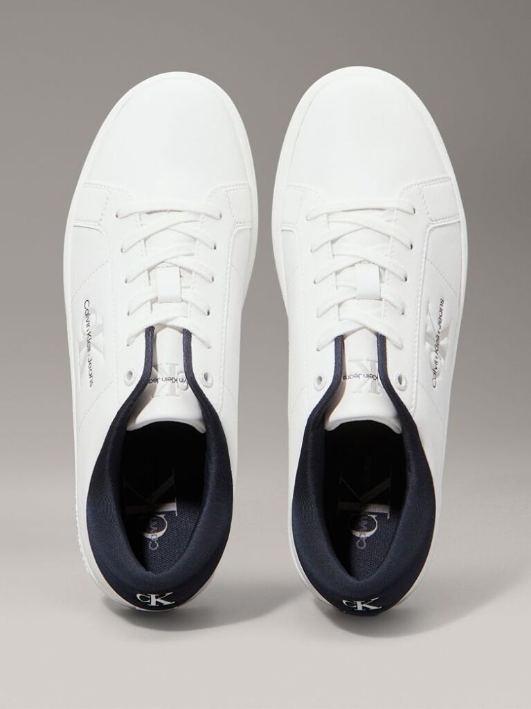 Λευκό Δερμάτινα Sneakers  Άνδρας