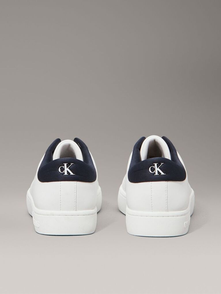 Λευκό Δερμάτινα Sneakers  Άνδρας