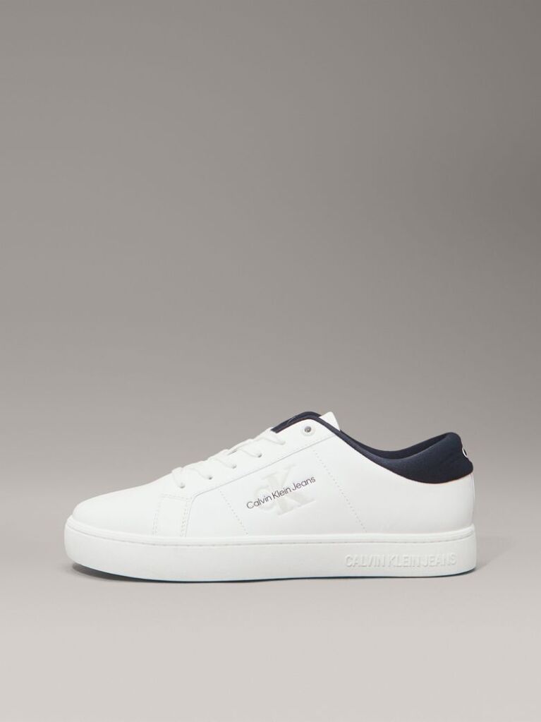 Λευκό Δερμάτινα Sneakers  Άνδρας