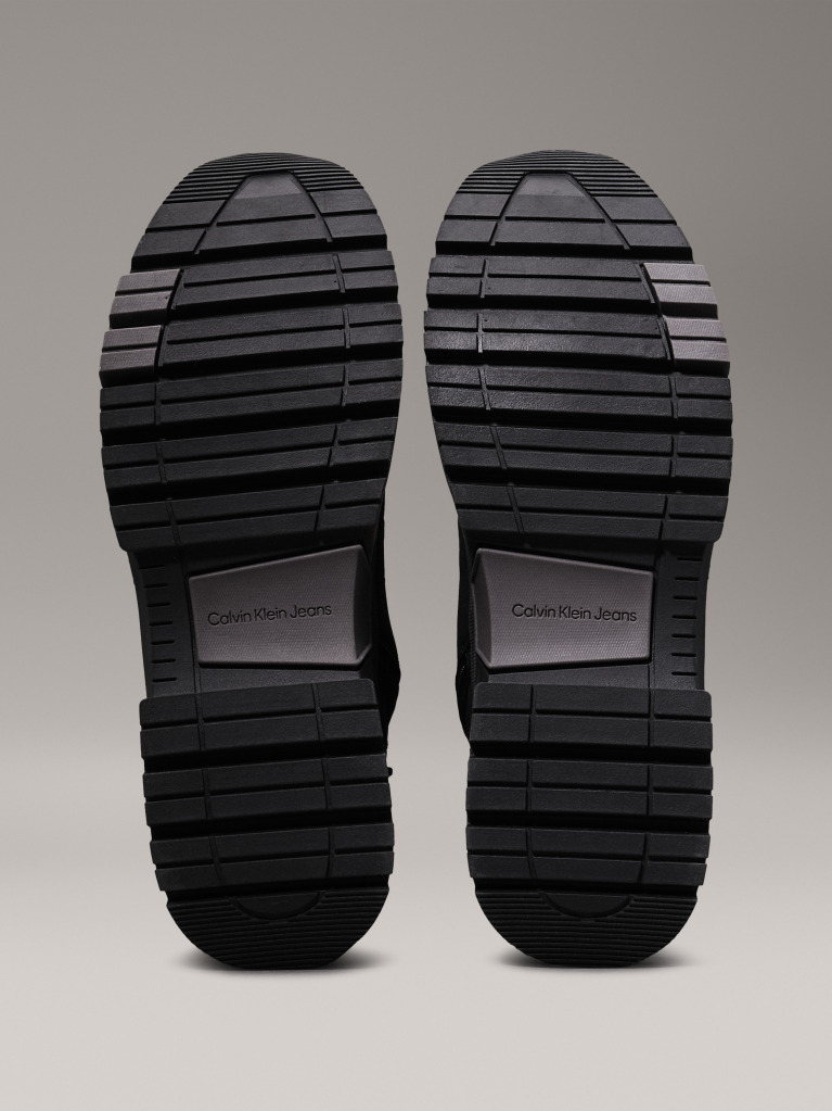 Black Leather Boots  Men