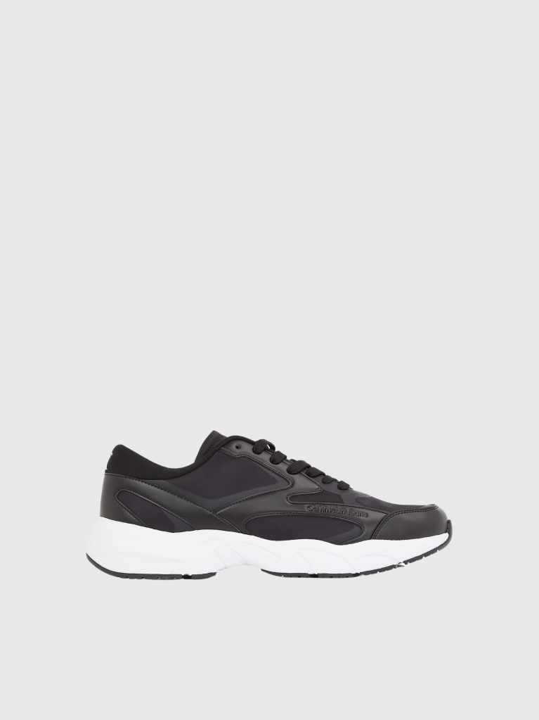 Μαύρο Sneakers Με Ρετρό Τένις Στιλ  Άνδρας