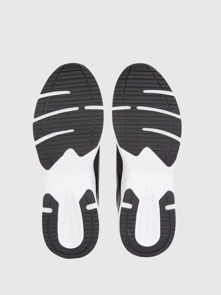 Μαύρο Sneakers Με Ρετρό Τένις Στιλ  Άνδρας