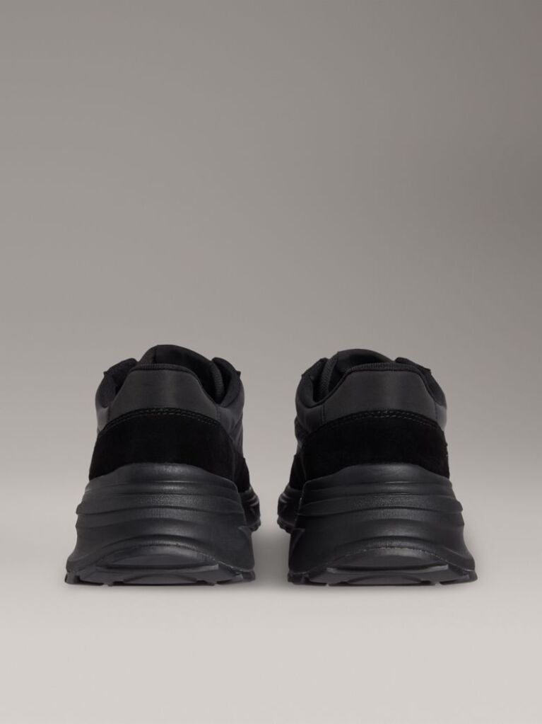 Black Suede Trainers  Men