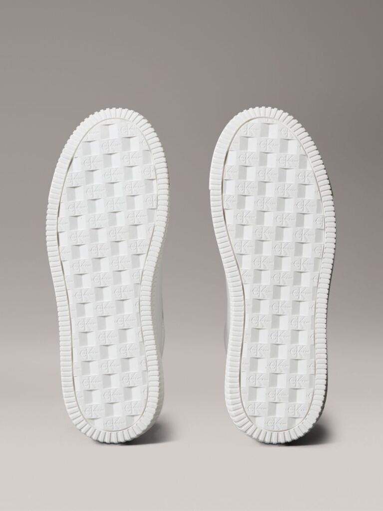 White Leather Trainers  Men