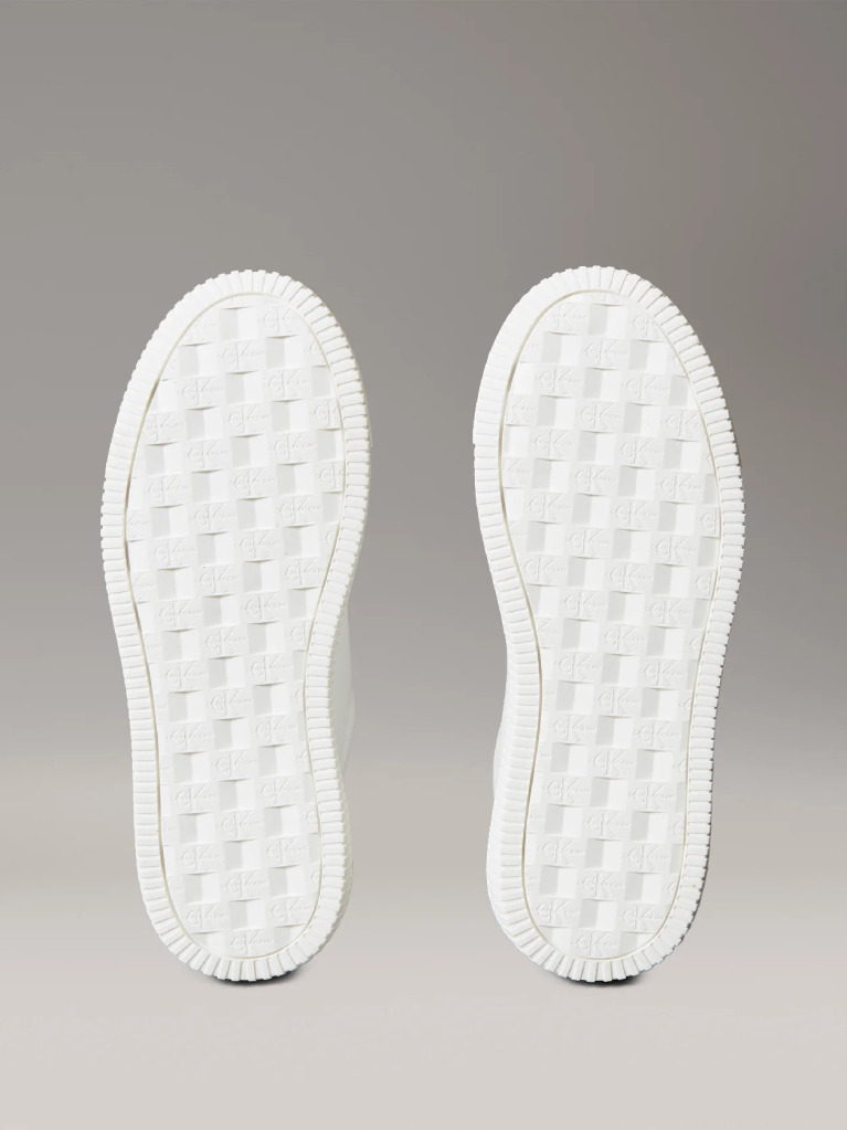 White Leather Trainers  Men