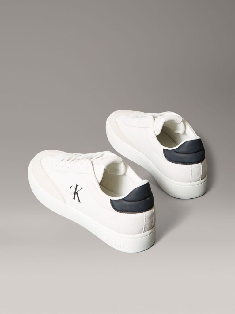 White Suede Trainers  Men