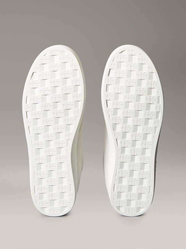 White Suede Trainers  Men