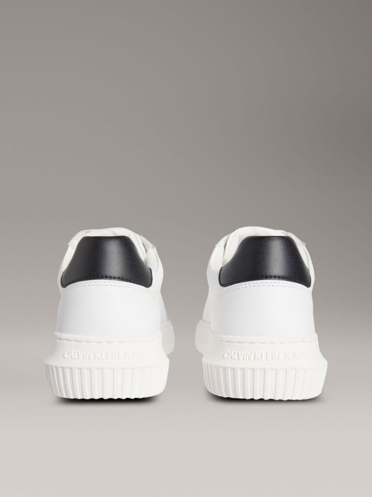 White Leather Trainers  Men