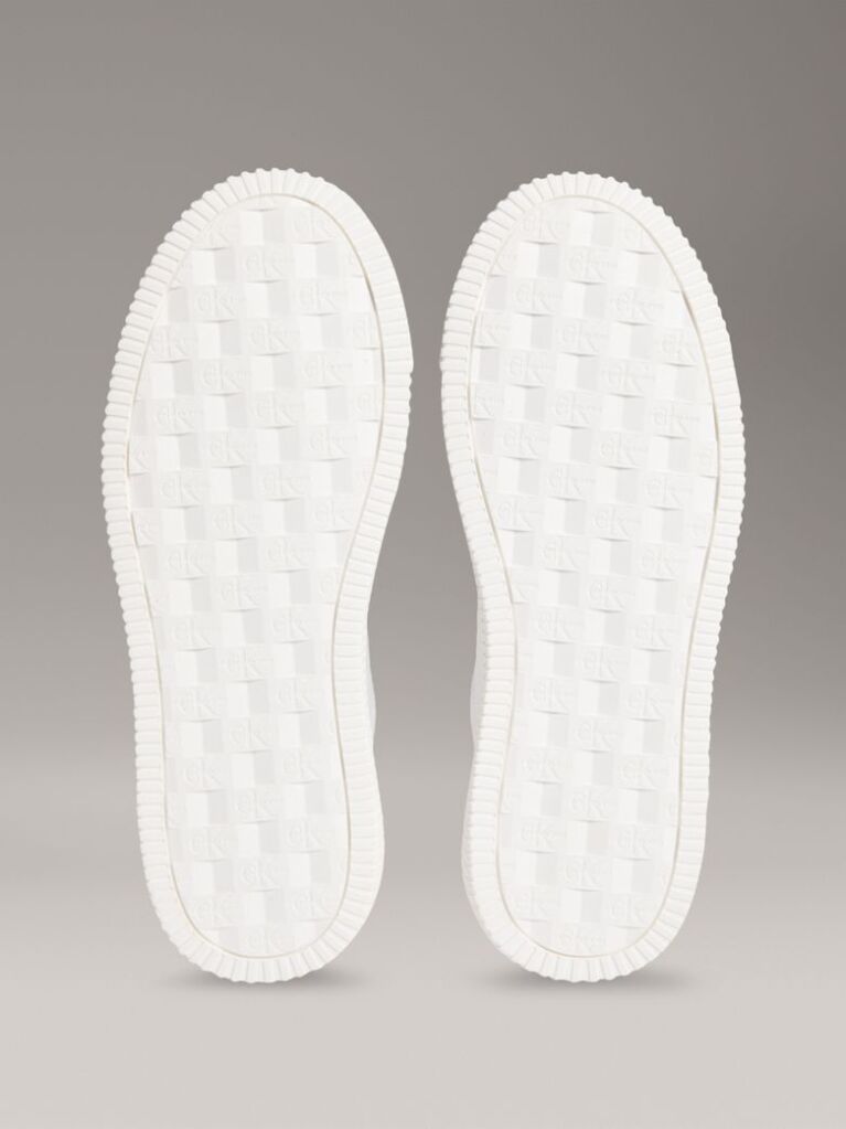 White Leather Trainers  Men