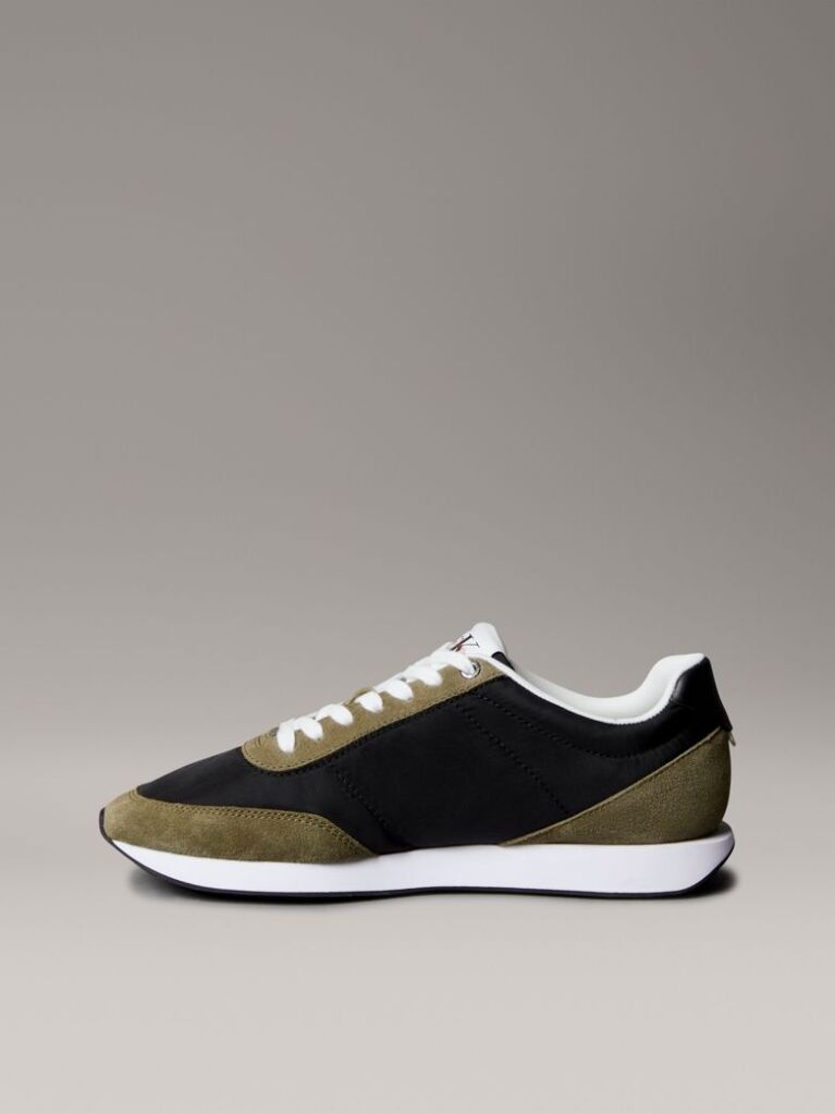 Multi Suede Mix Signature Logo Runner Trainers  Men