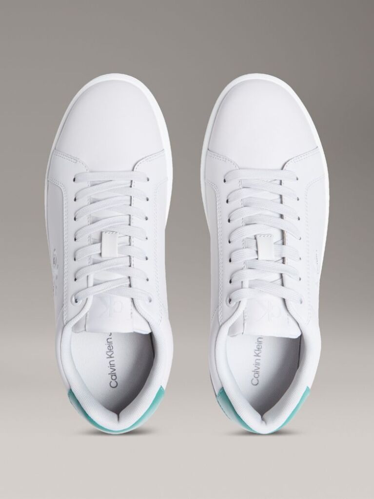 White Classic Leather Trainers  Men