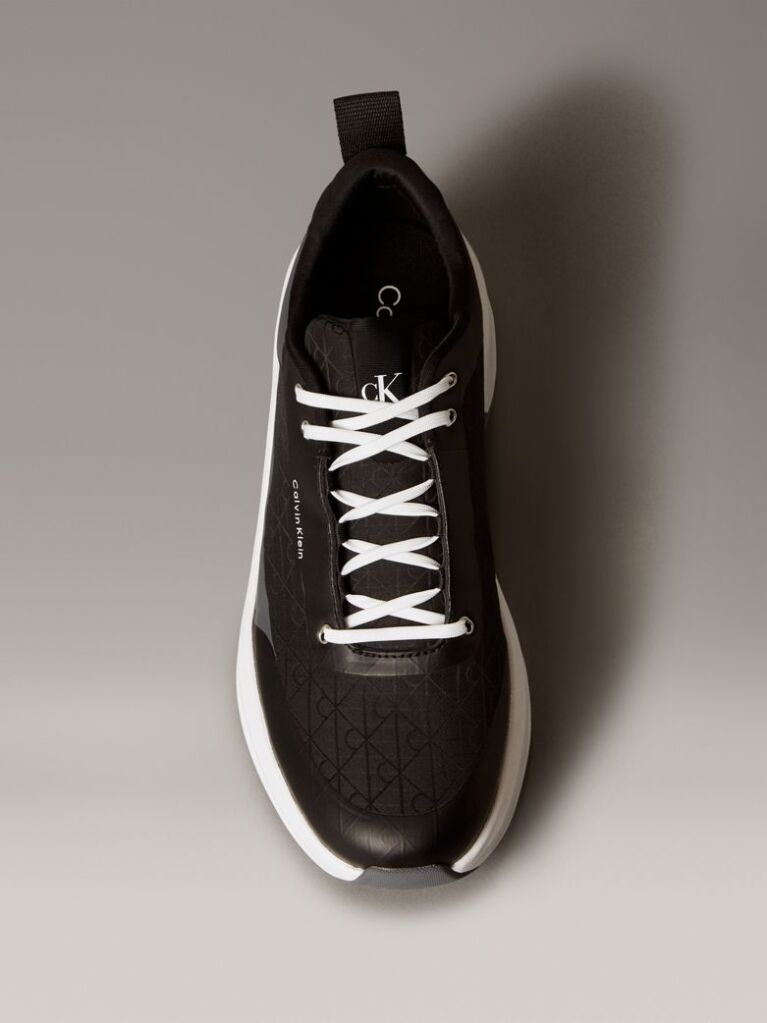Μαύρο Chunky Sneakers Με Λογότυπο  Άνδρας