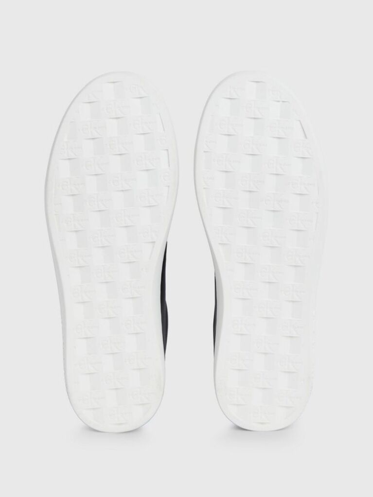Black Leather Trainers  Women