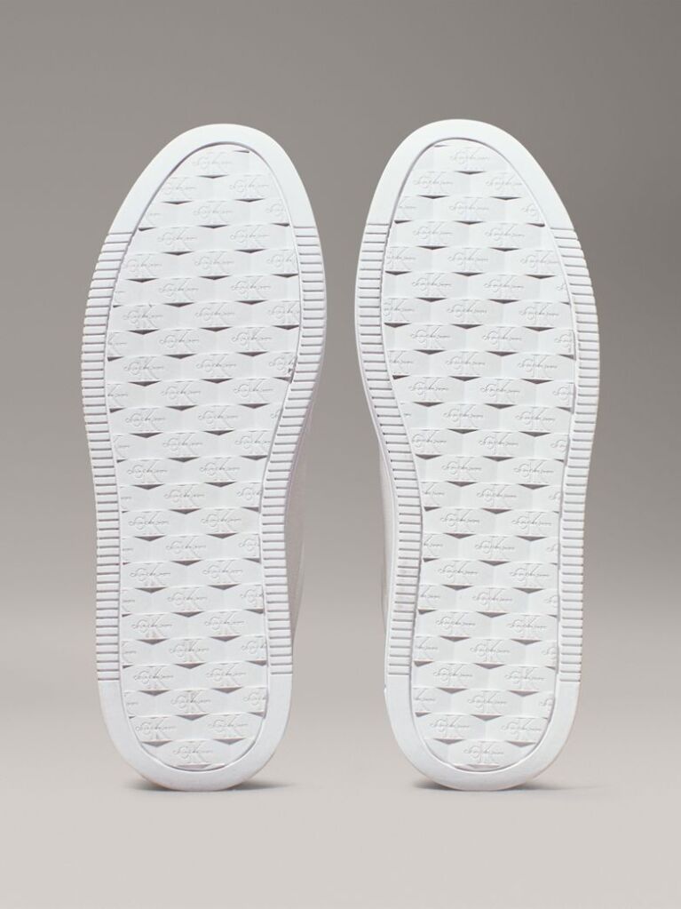 Λευκό Δερμάτινα Sneakers Με Πλατφόρμα  Γυναίκα