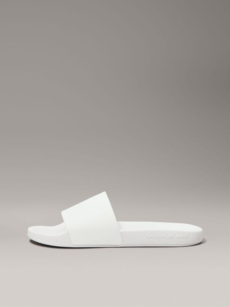 White Logo Sliders  Women