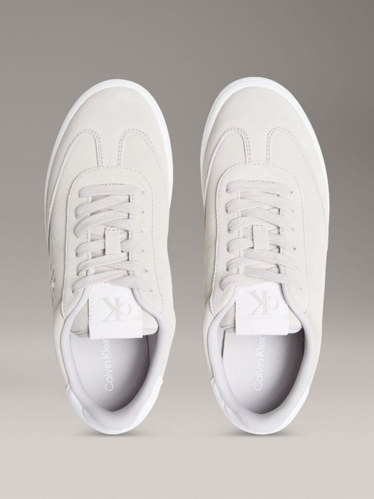 White Suede Trainers  Women