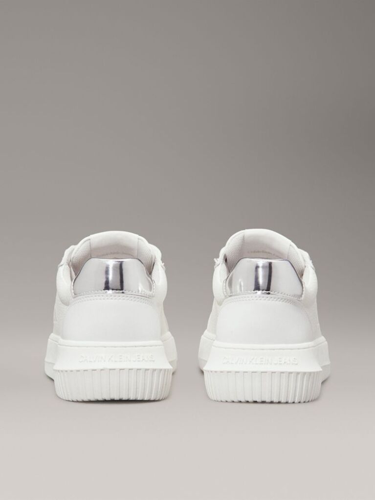 White Leather Trainers  Women