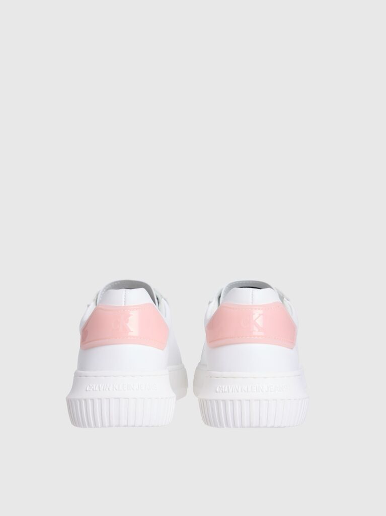 White Leather Trainers  Women
