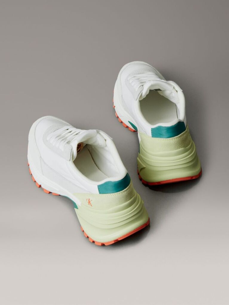 Multi Leather Runner Trainers  Women