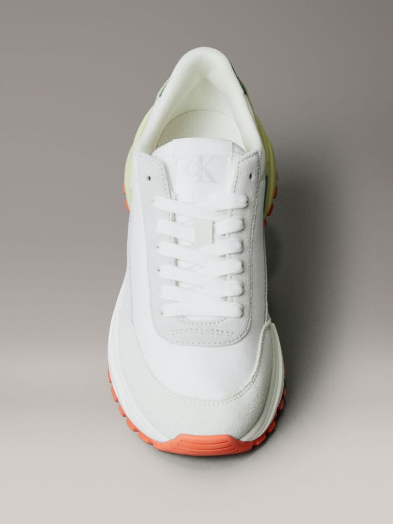 Multi Leather Runner Trainers  Women