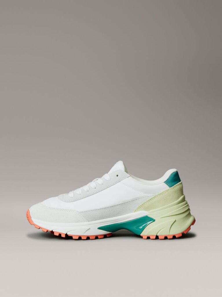 Multi Leather Runner Trainers  Women