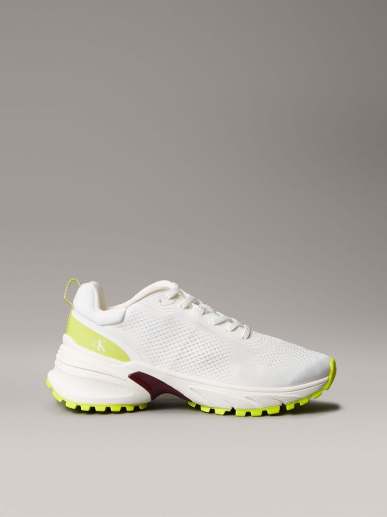 White Mesh Trainers  Women