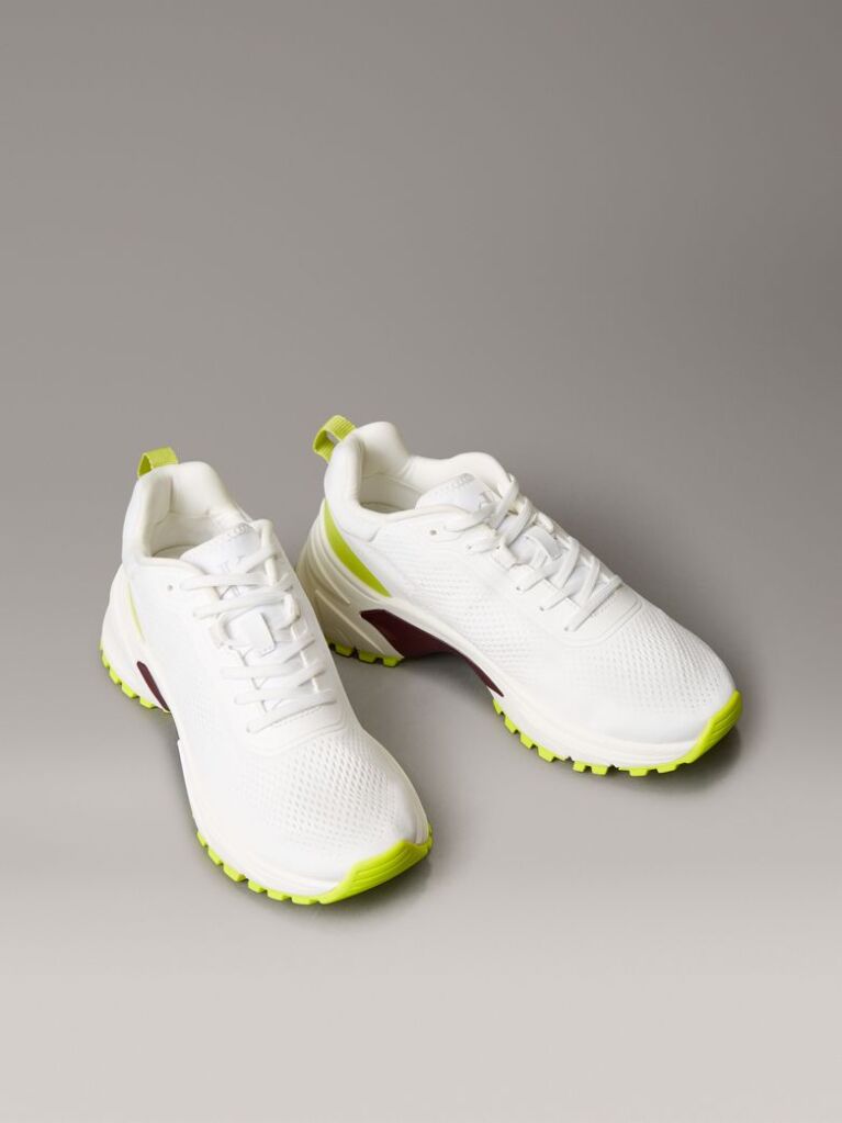 White Mesh Trainers  Women