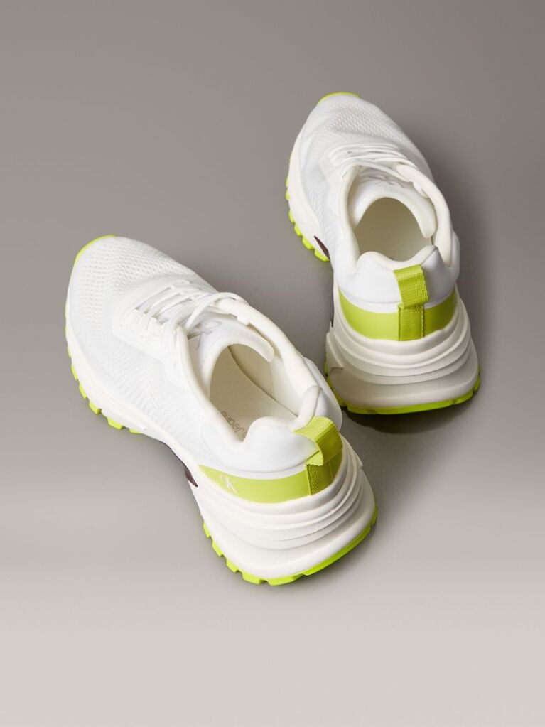 White Mesh Trainers  Women
