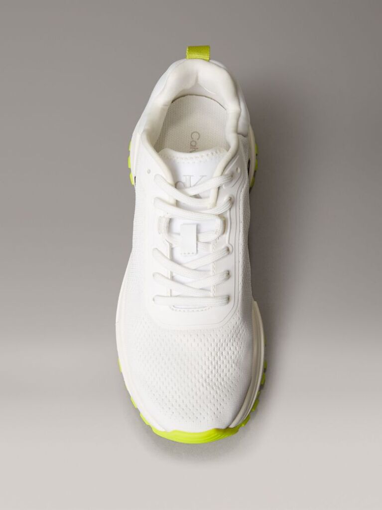 White Mesh Trainers  Women