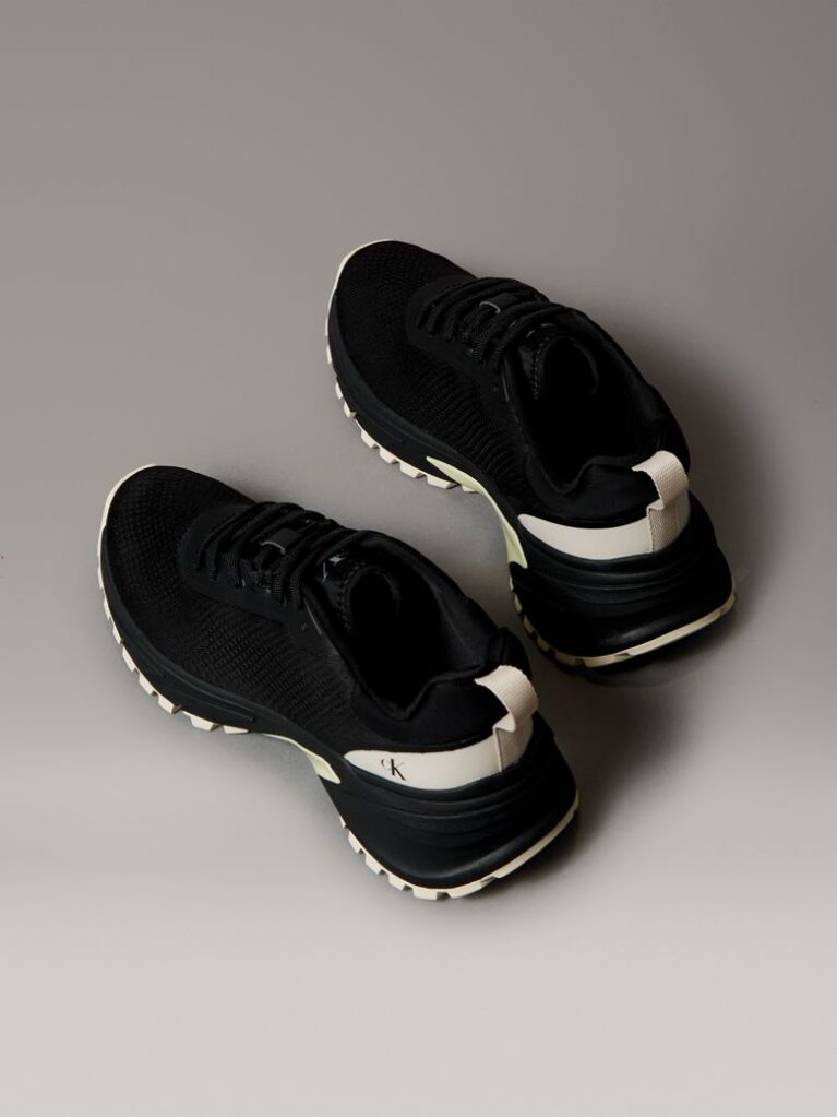 Black Mesh Trainers  Women