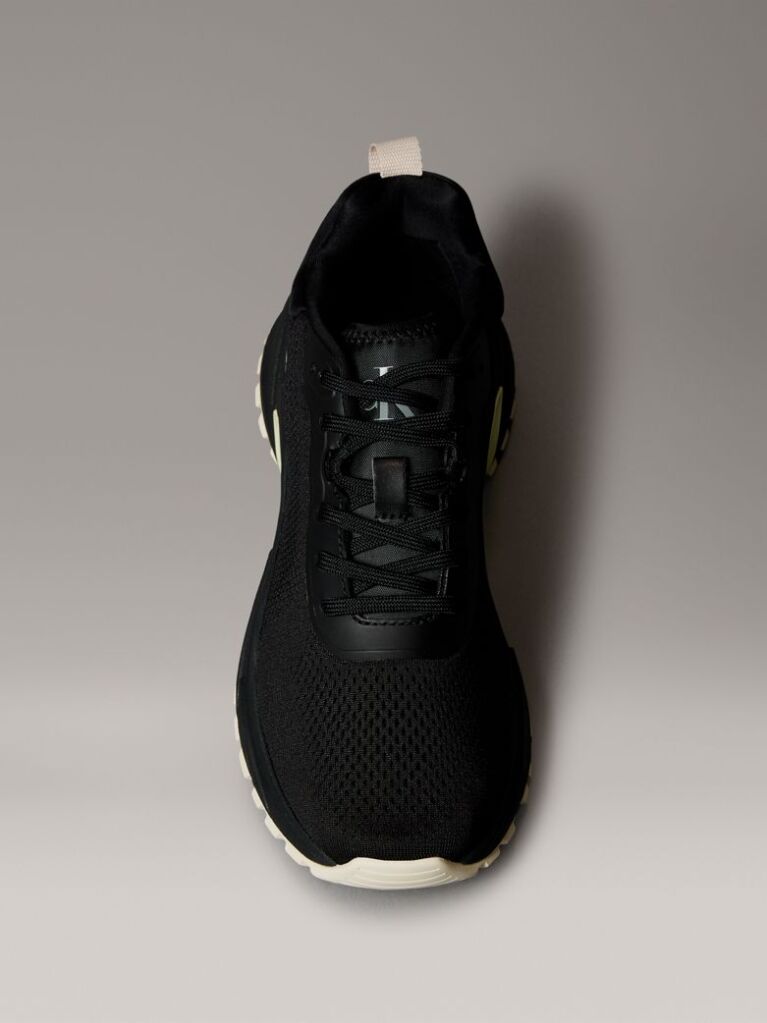 Black Mesh Trainers  Women