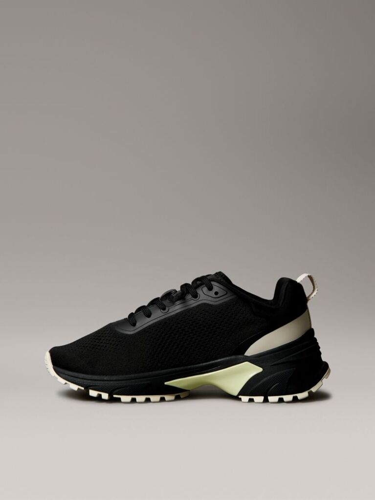 Black Mesh Trainers  Women