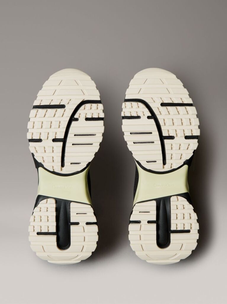 Black Mesh Trainers  Women
