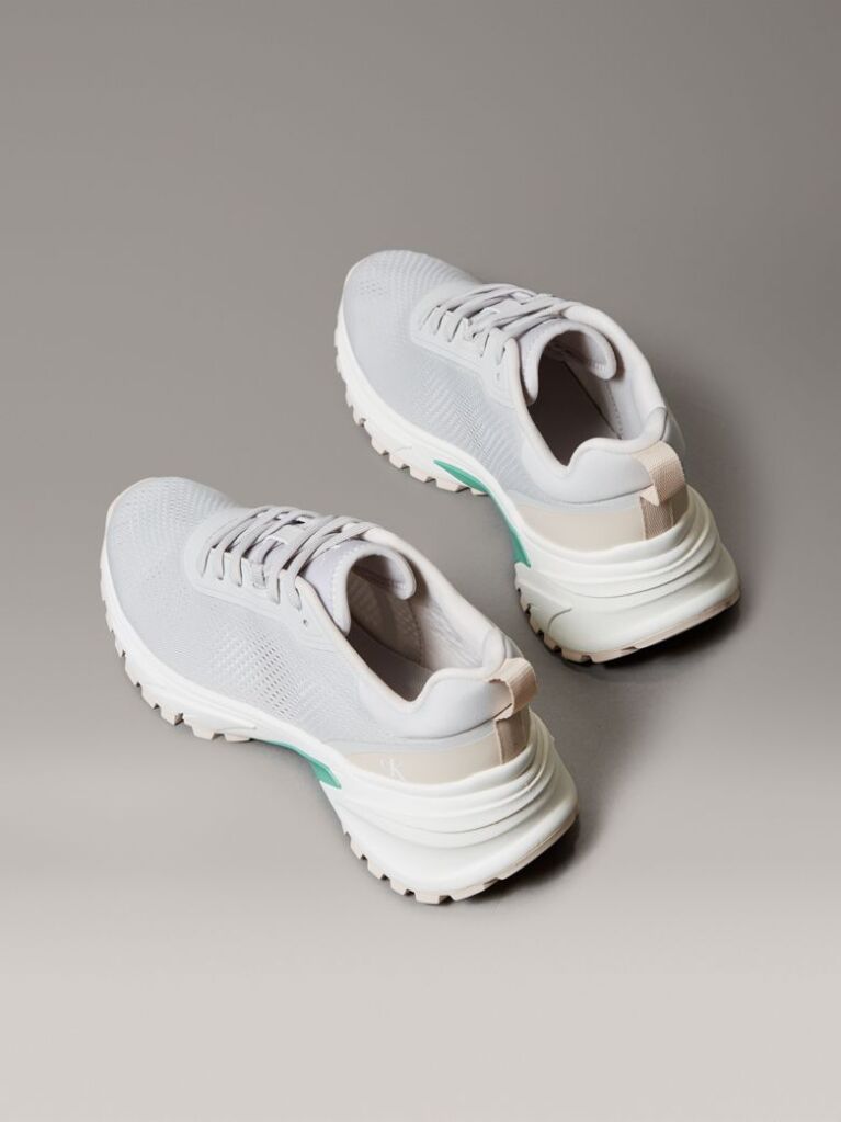 White Mesh Trainers  Women
