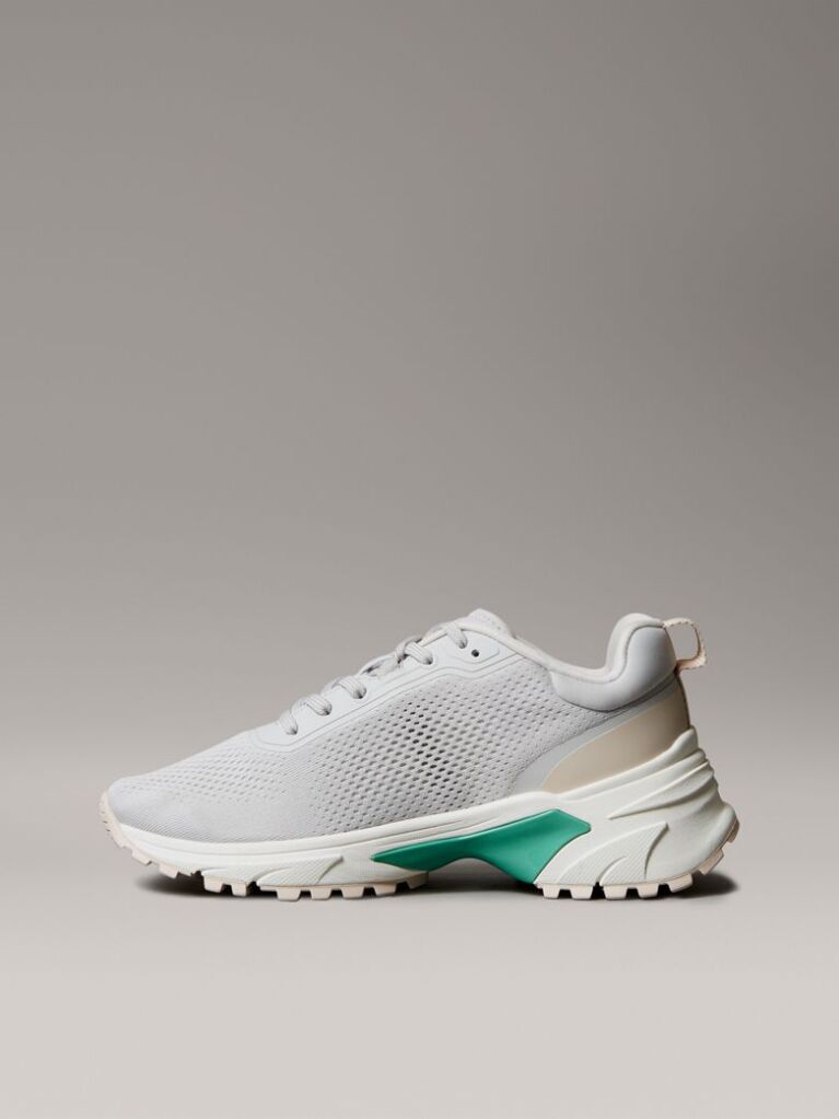 White Mesh Trainers  Women