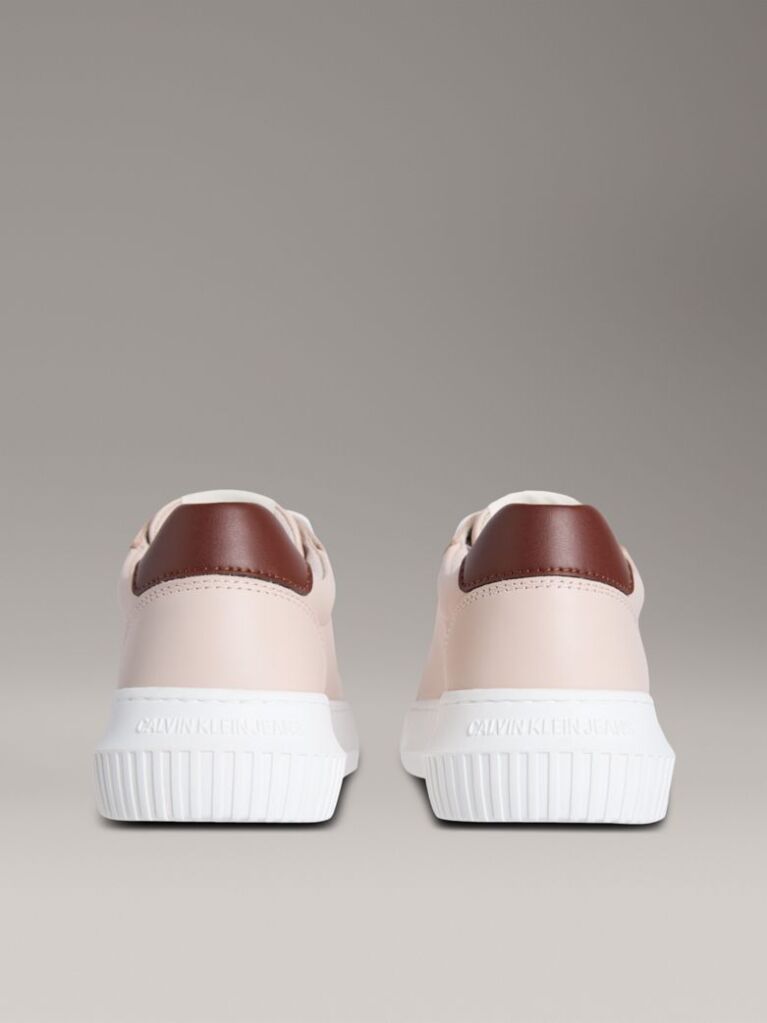 Ροζ Δερμάτινα Sneakers  Γυναίκα