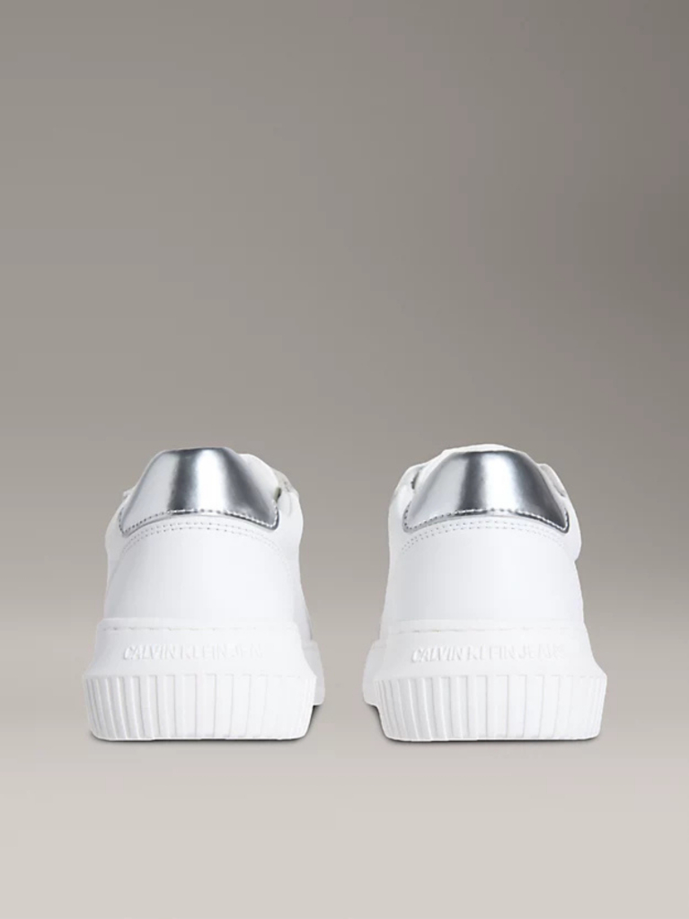 White Leather Trainers  Women