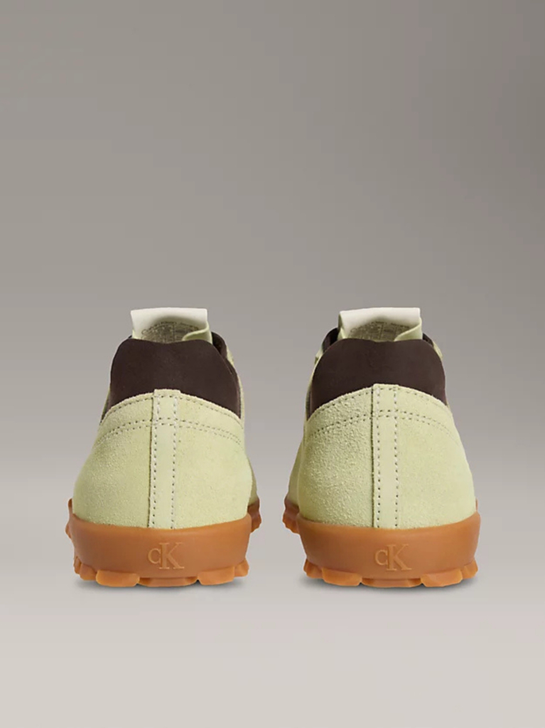 Green Suede Trainers  Women