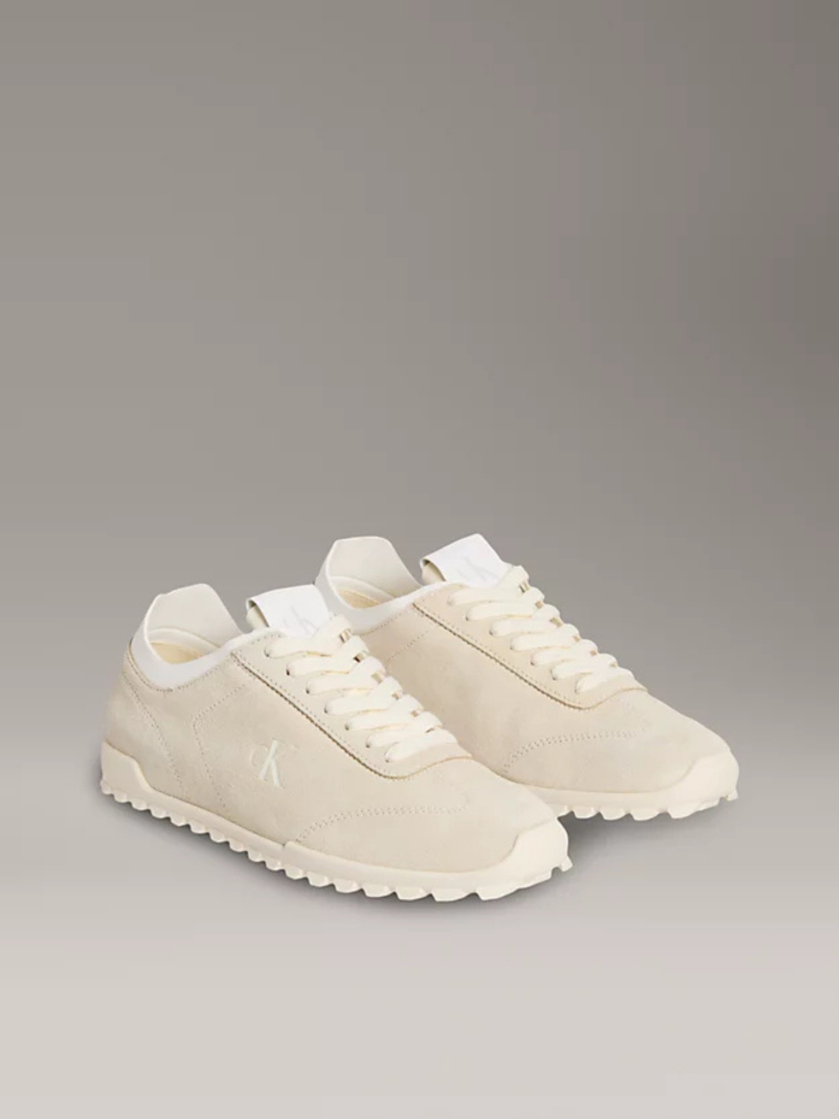 Λευκό Σουέτ Sneakers  Γυναίκα