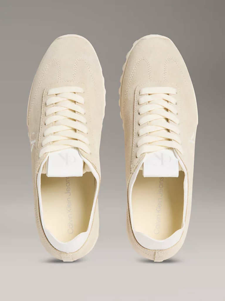 Λευκό Σουέτ Sneakers  Γυναίκα