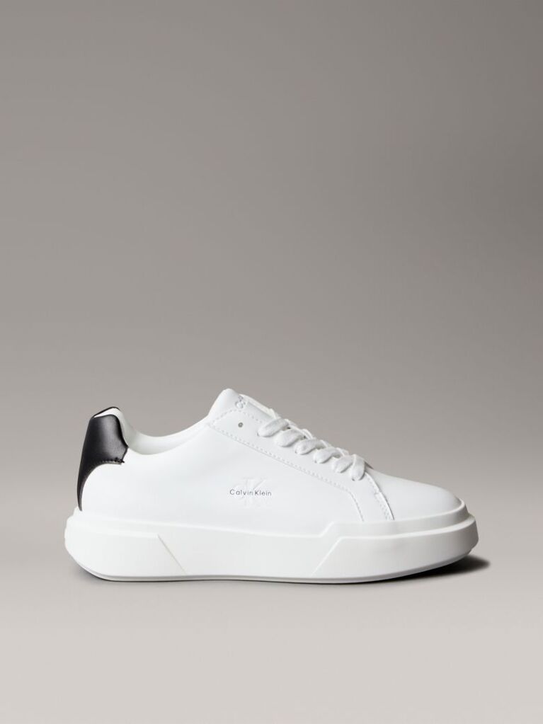 White Leather Durable Traction NYC Trainers  Women